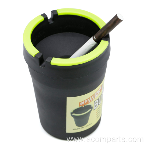 Car Ashtray Luminous Butt Bucket Creative Portable